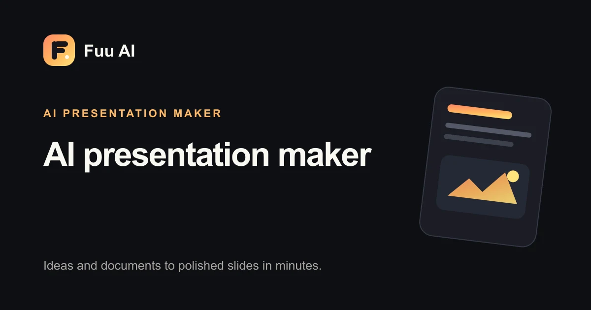 Fuu AI PPT Generator